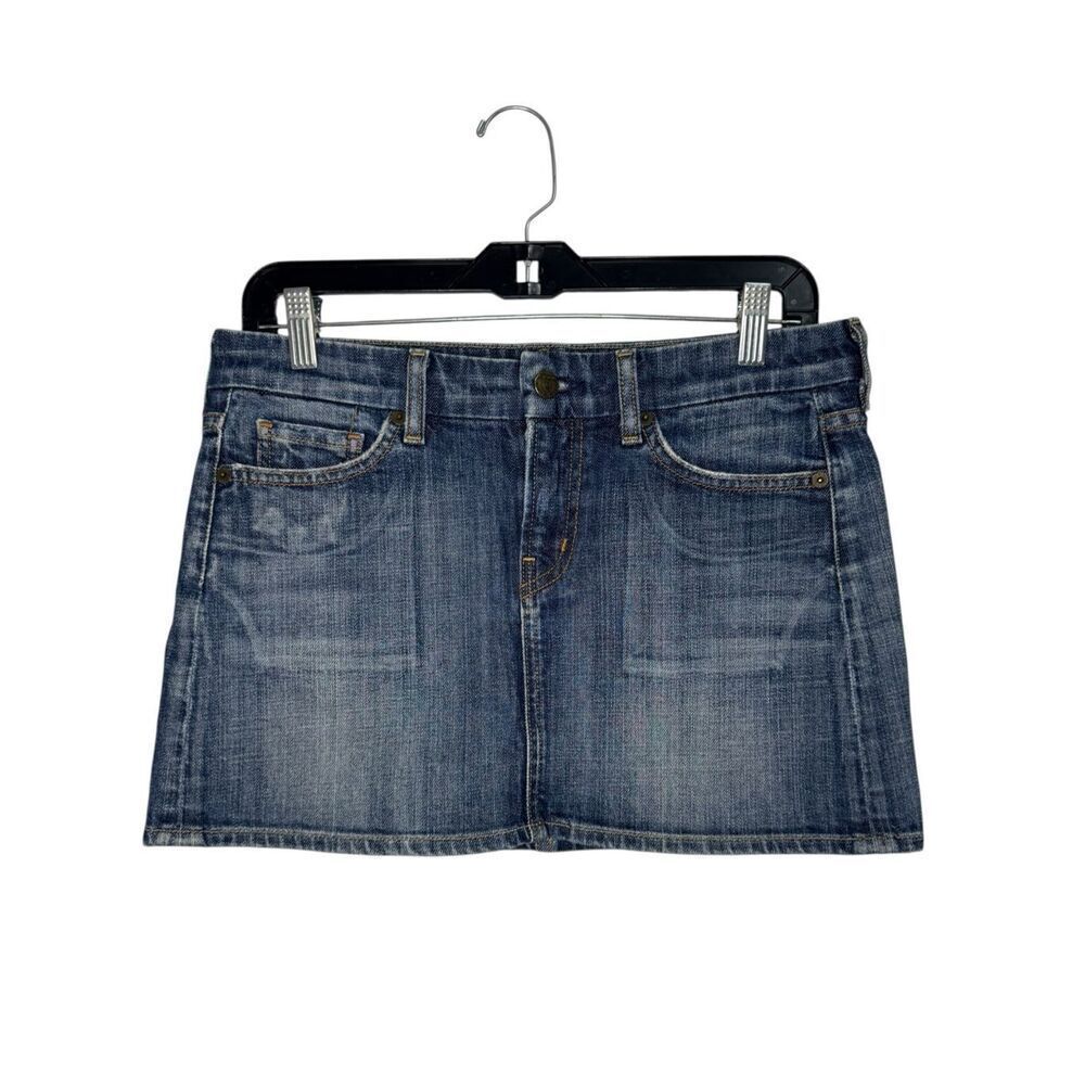 Citizens of Humanity Women’s 29 Denim Mini‎ Skirt Stretch Y2K